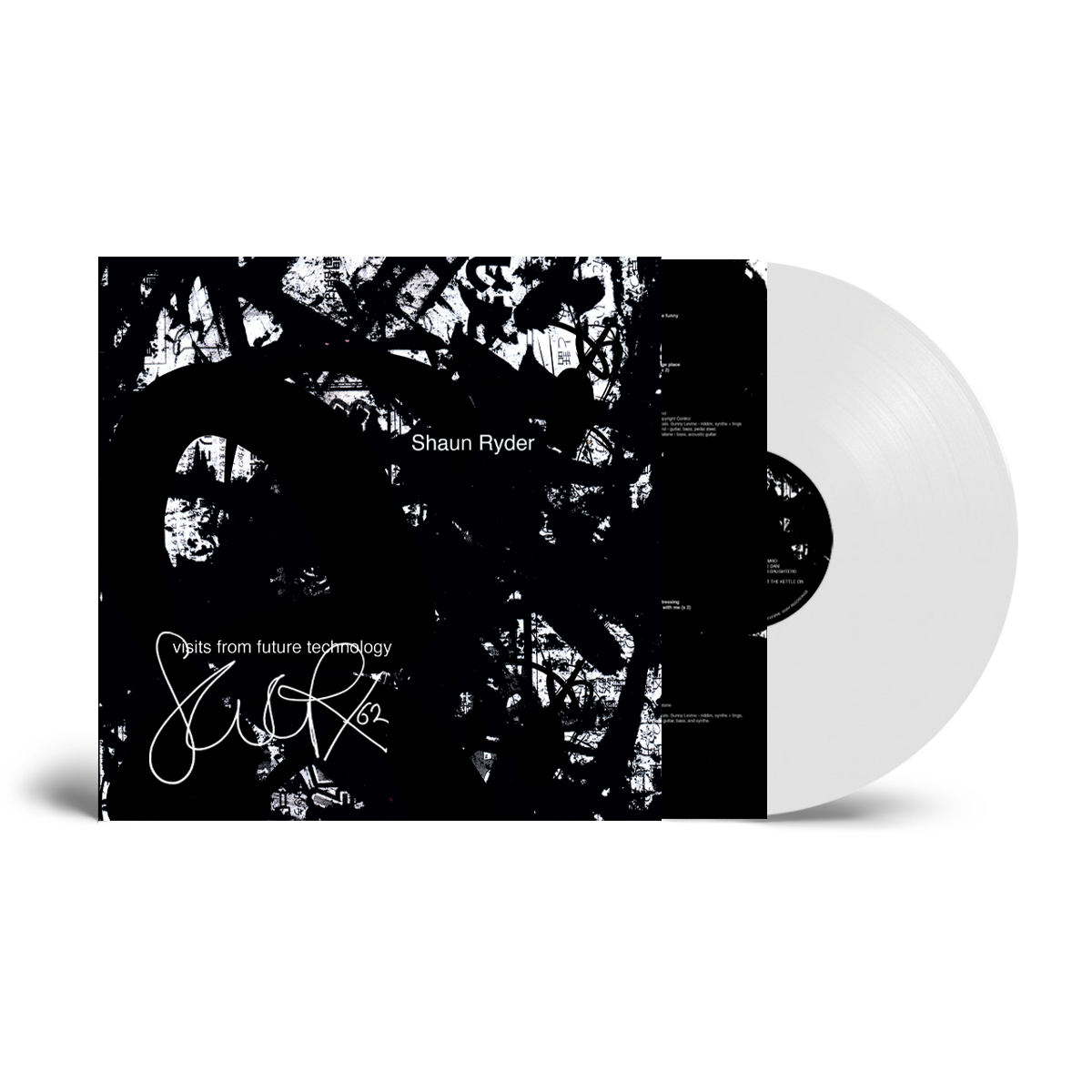 Visits From Future Technology White Vinyl by Shaun Ryder