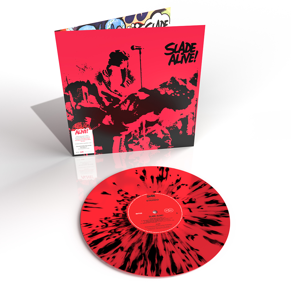 Alive! Splatter LP by Slade