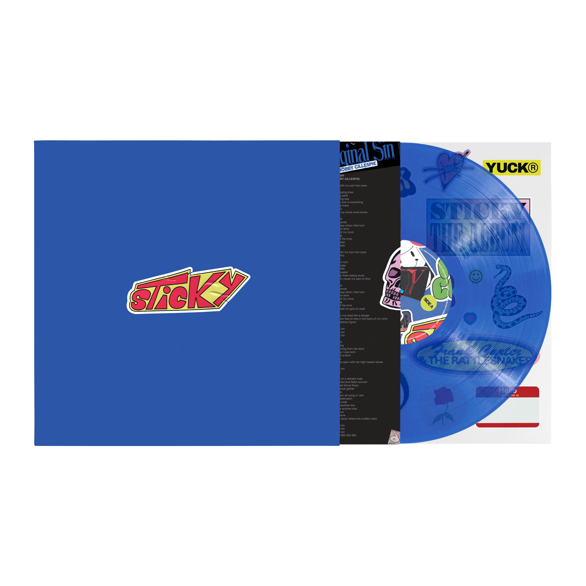 Sticky Blue Vinyl by Frank Carter & The Rattlesnakes