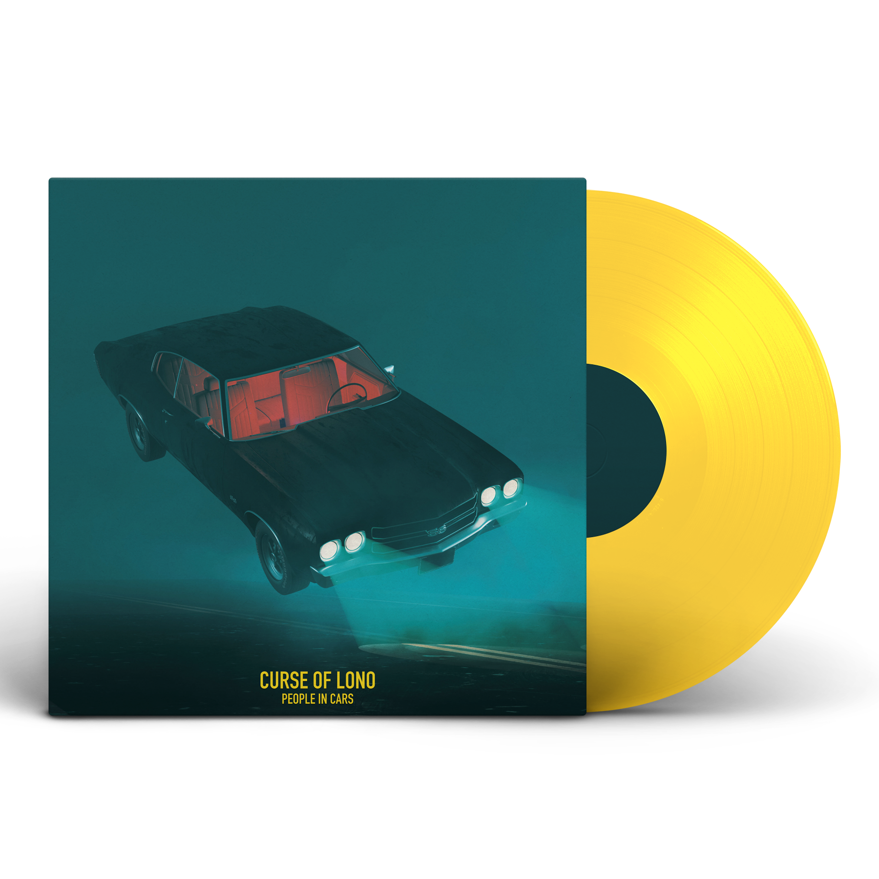 People In Cars (Yellow) Heavyweight LP by Curse Of Lono