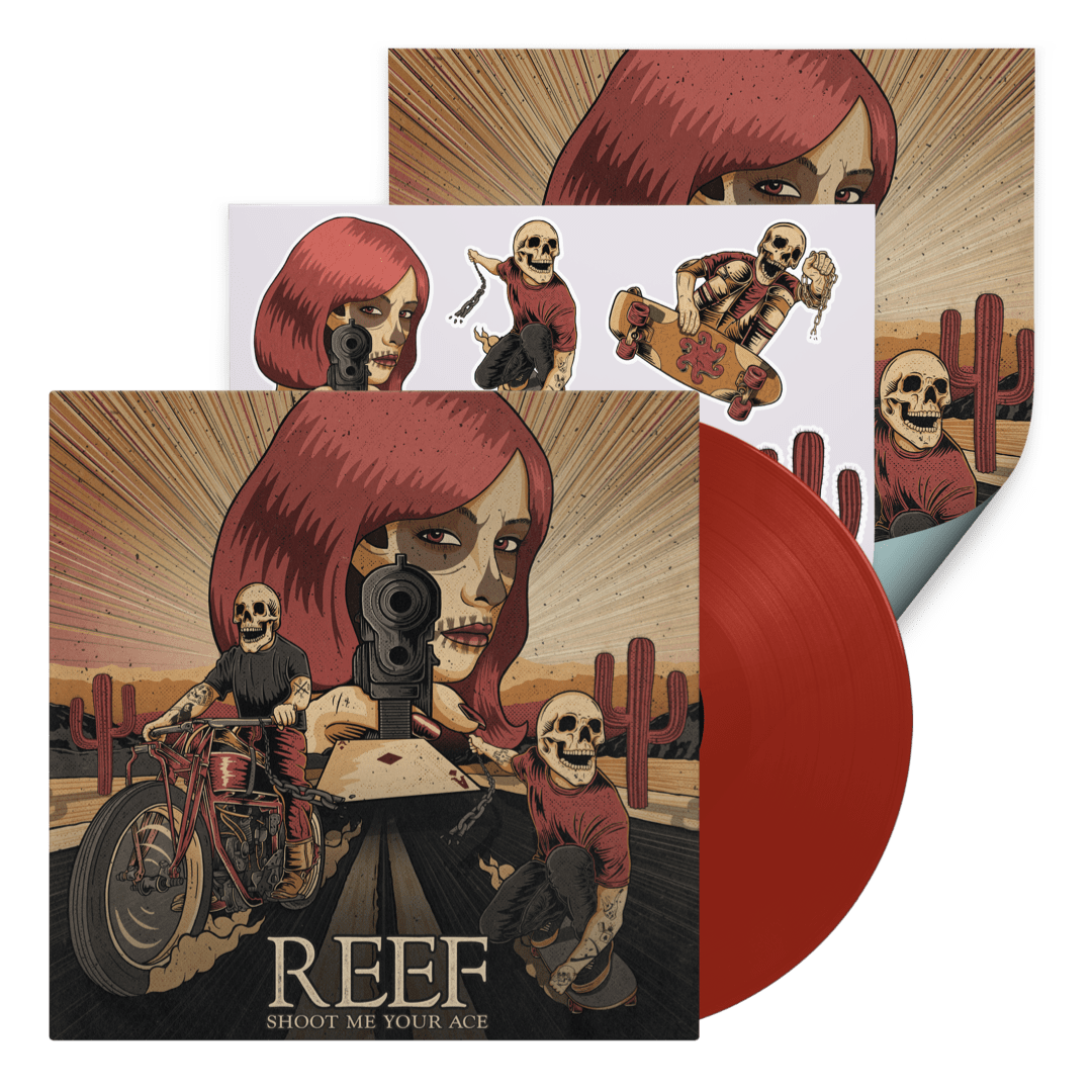 Shoot Me Your Ace Exclusive Transparent Red Vinyl by Reef