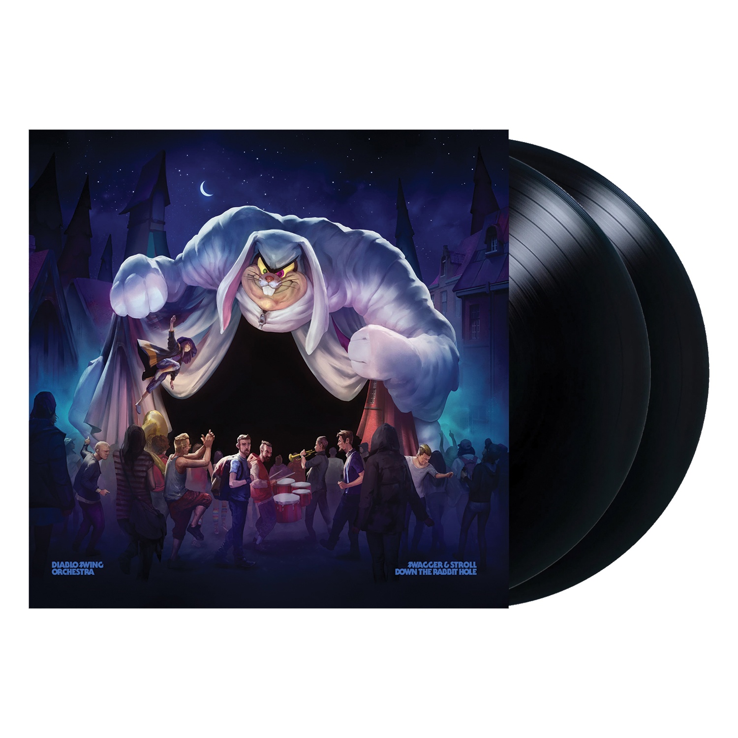 Swagger & Stroll Down The Rabbit Hole Black Double LP by Diablo Swing Orchestra