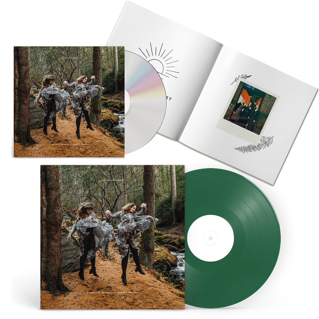 Signed LP + CD + Signed Photo & Lyric Book by Before Breakfast