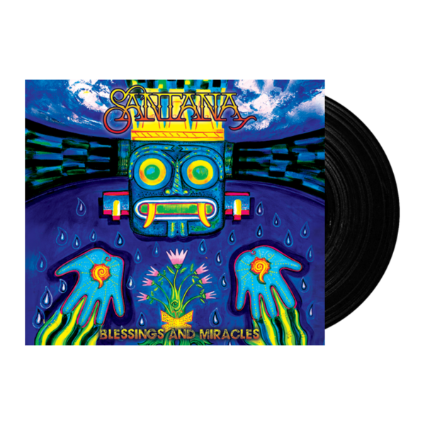 Blessings And Miracles Black Double LP by Santana