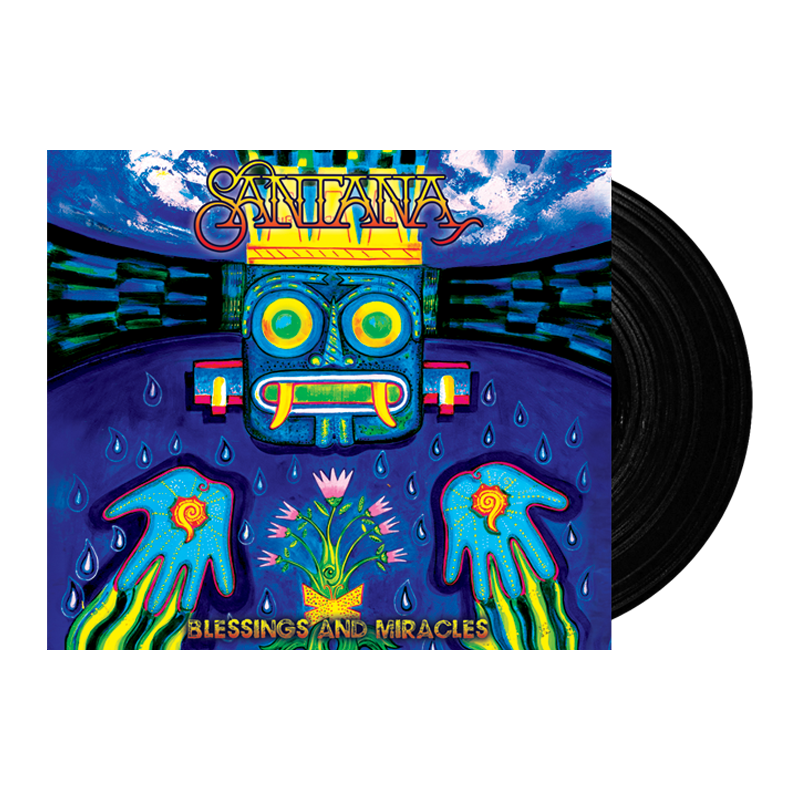 Blessings And Miracles Black Double LP by Santana