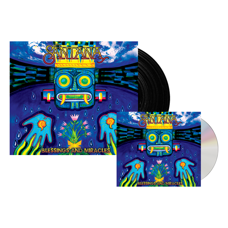 Blessings And Miracles CD + Black Double Vinyl by Santana