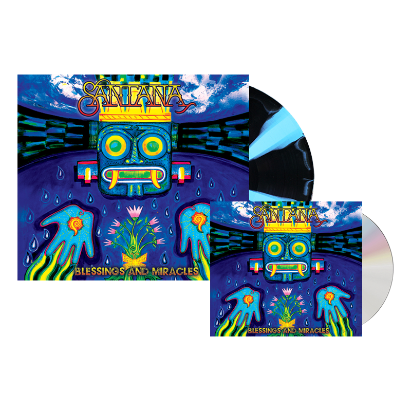 Blessings And Miracles CD + Cornetto Double Vinyl (Exclusive) by Santana