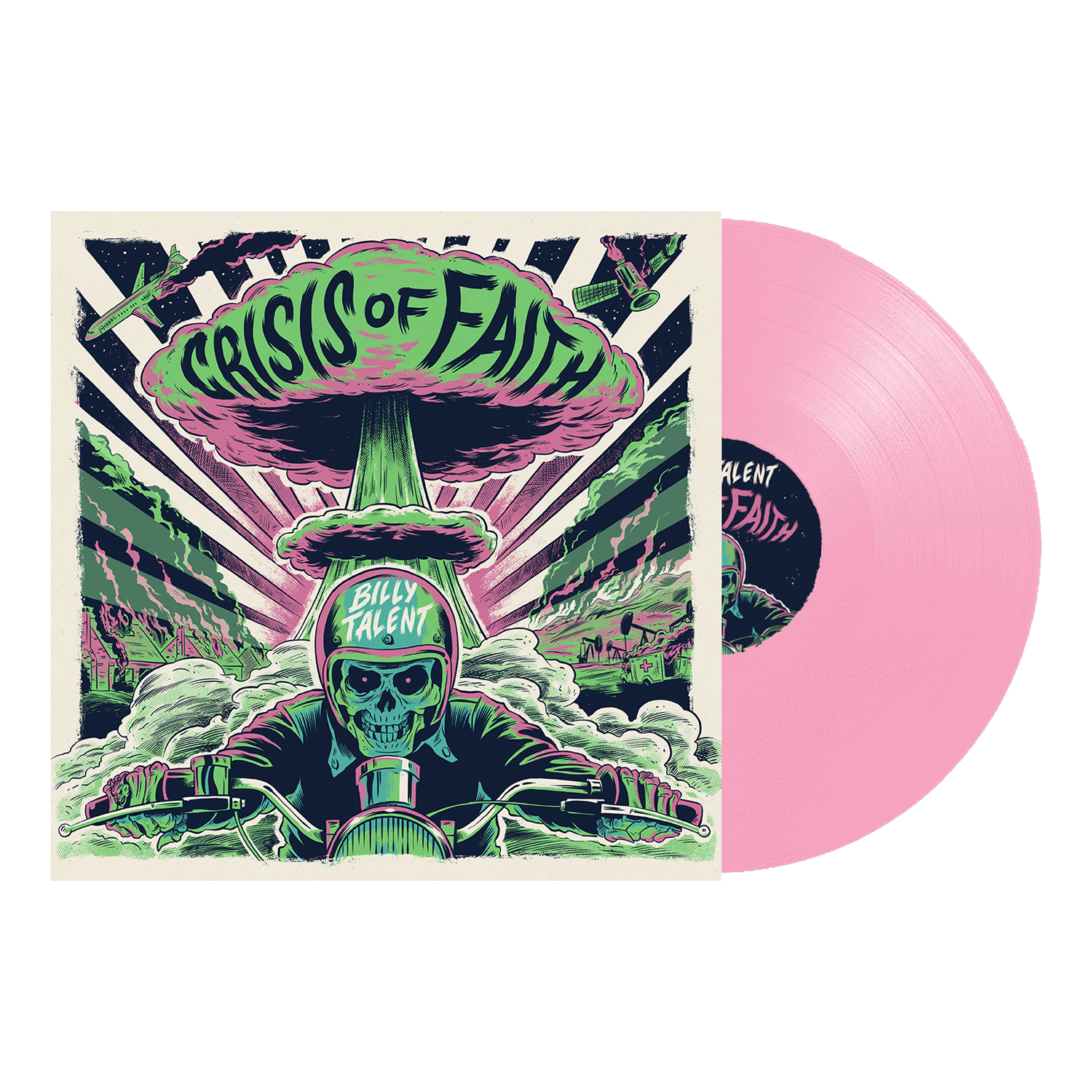 Crisis Of Faith Bubblegum Colour Vinyl LP by Billy Talent