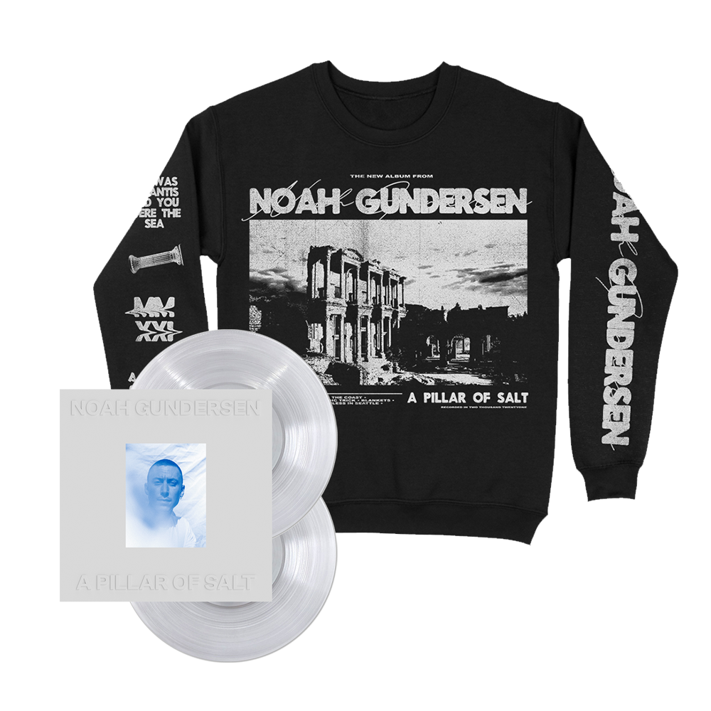 A Pillar Of Salt Double Clear Vinyl + Ruins Photo Long Sleeve T-Shirt by Noah Gundersen