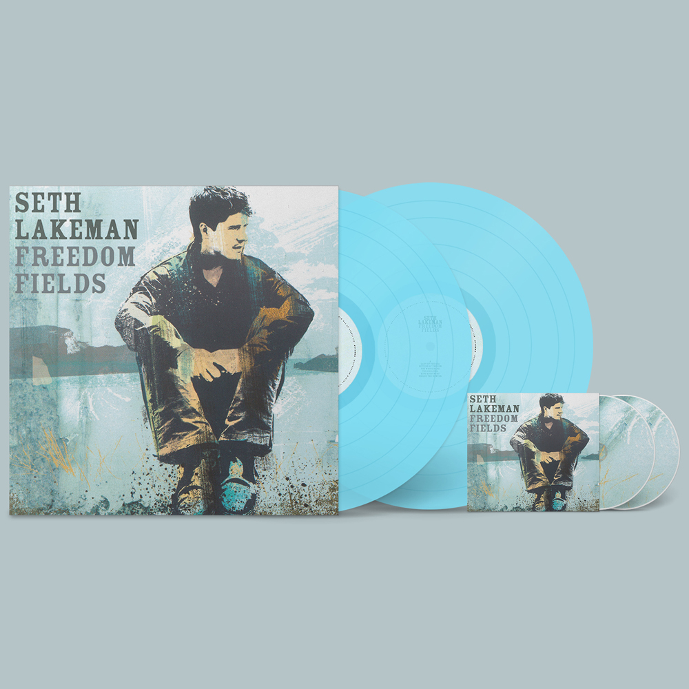 Freedom Fields (15th Anniversary Deluxe Edition) 2CD (Signed) + Curacao Blue 2LP + Signed 12 x 12 Inch Print by Seth Lakeman