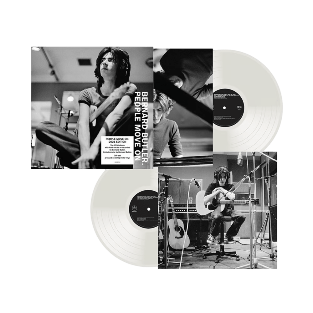 People Move On 2021 Recording White Double Vinyl by Bernard Butler