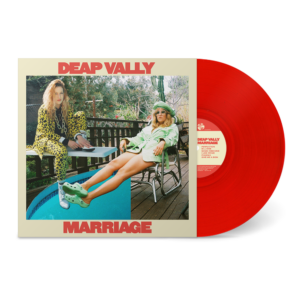 Marriage Transparent Red Vinyl LP by Deap Vally