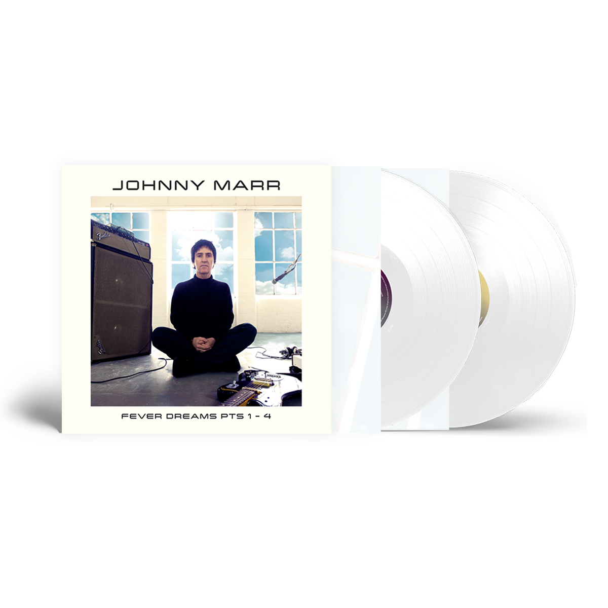 Fever Dreams Pts 1-4 White Double Vinyl by Johnny Marr