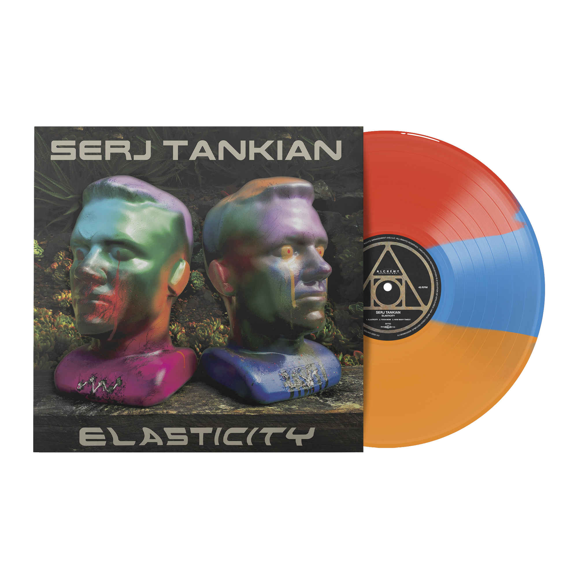 Elasticity EP Tri-Colour Deluxe Edition LP by Serj Tankian