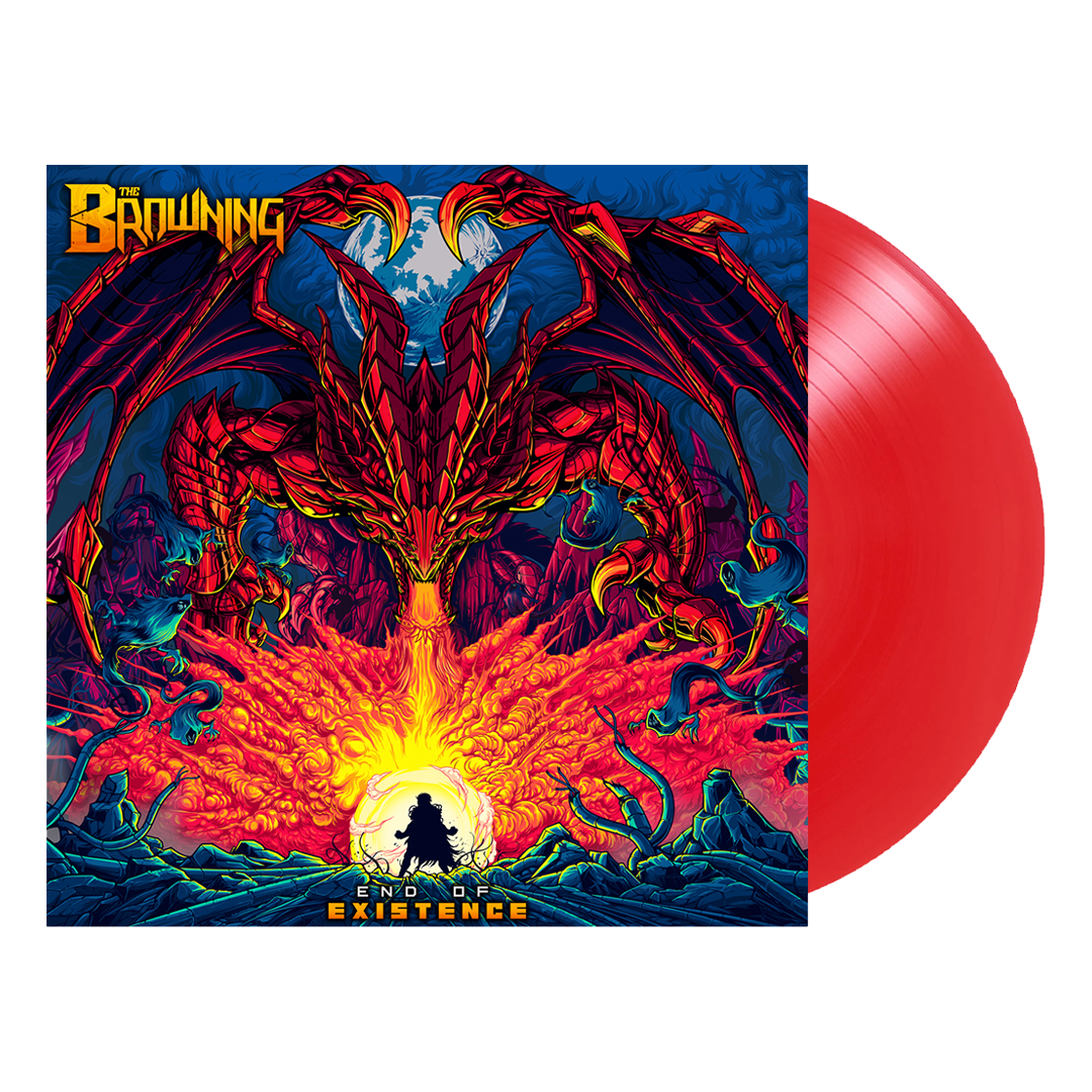End Of Existence Red Vinyl LP by The Browning