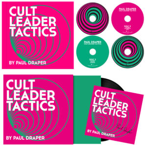 EXCLUSIVE BUNDLE - Cult Leader Tactics Deluxe Book Edition + Black Vinyl (Inc Signed Print) by Paul Draper