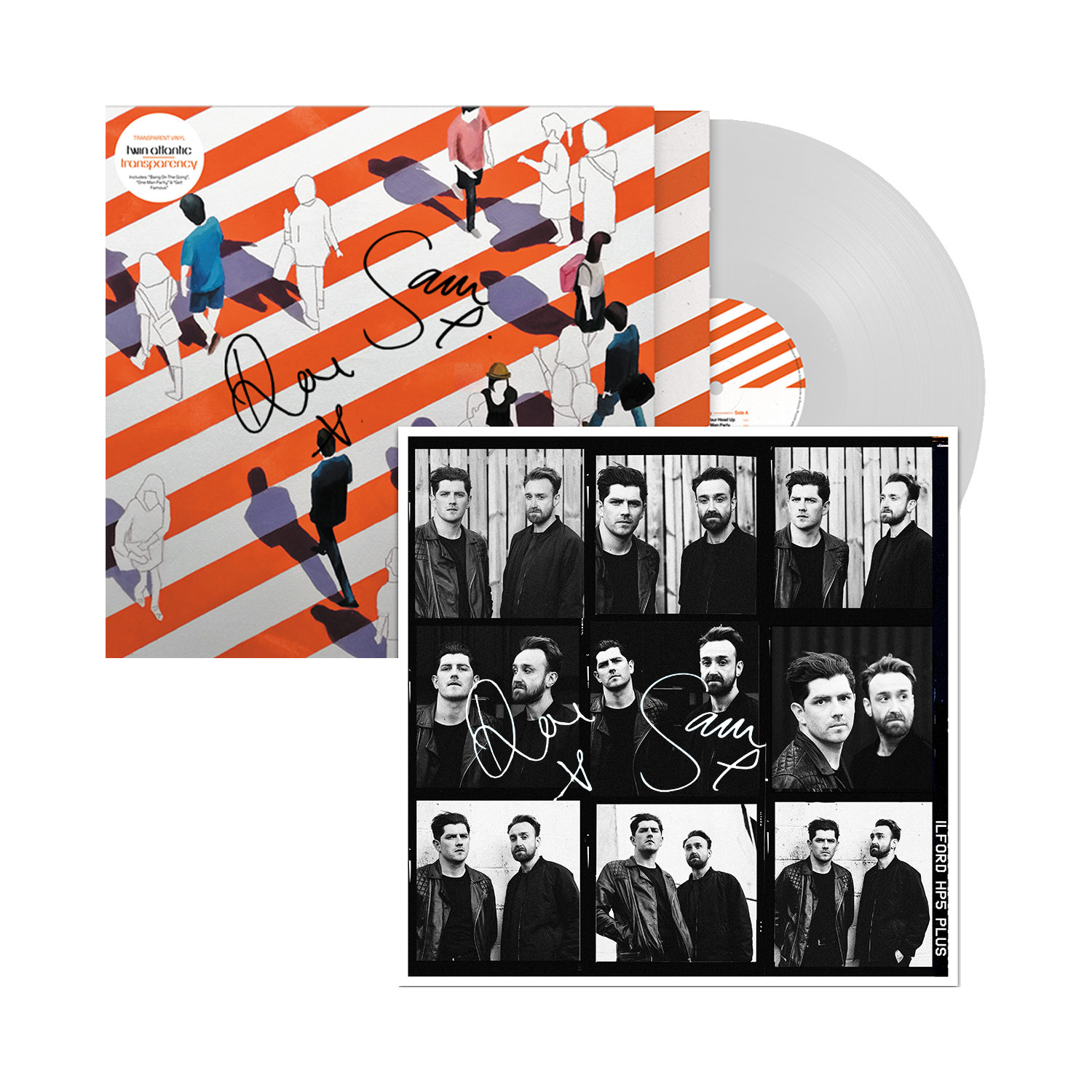 Transparency Special Edition Clear Vinyl (Signed + includes Signed Print) LP by Twin Atlantic