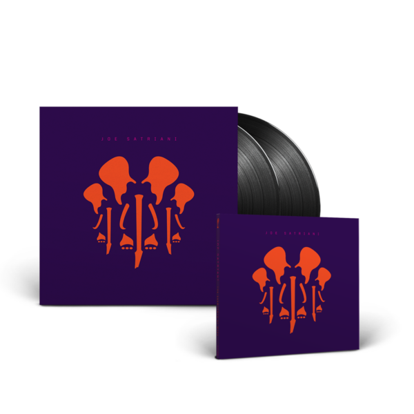 The Elephants Of Mars - Ltd. Edition CD Digisleeve + Double Vinyl LP (Black) in Gatefold Bundle by Joe Satriani