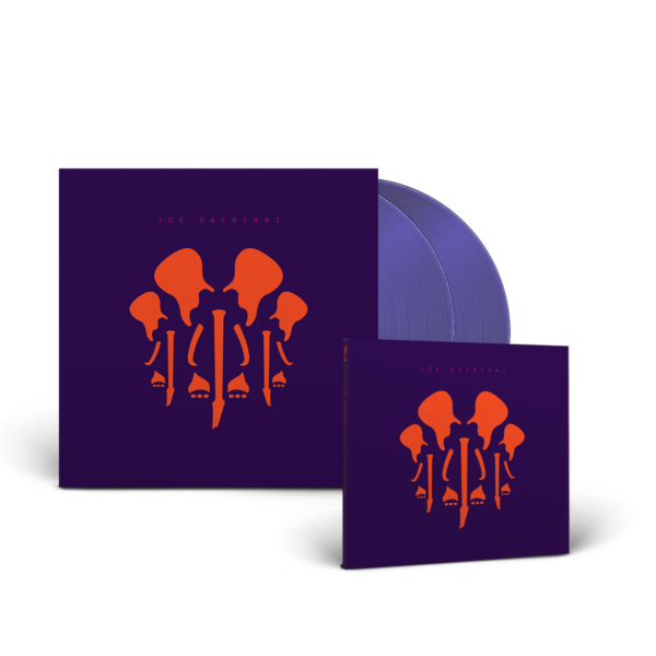 The Elephants Of Mars - Ltd. Edition CD Digisleeve + Ltd. Edition Double Vinyl LP (Purple) in Gatefold Bundle by Joe Satriani
