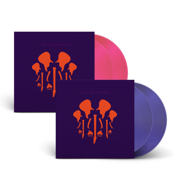 The Elephants Of Mars - Ltd. Edition Double Vinyl LP (Purple) in Gatefold + Ltd. Edition Double Vinyl LP (Pink) in Gatefold Bundle by Joe Satriani