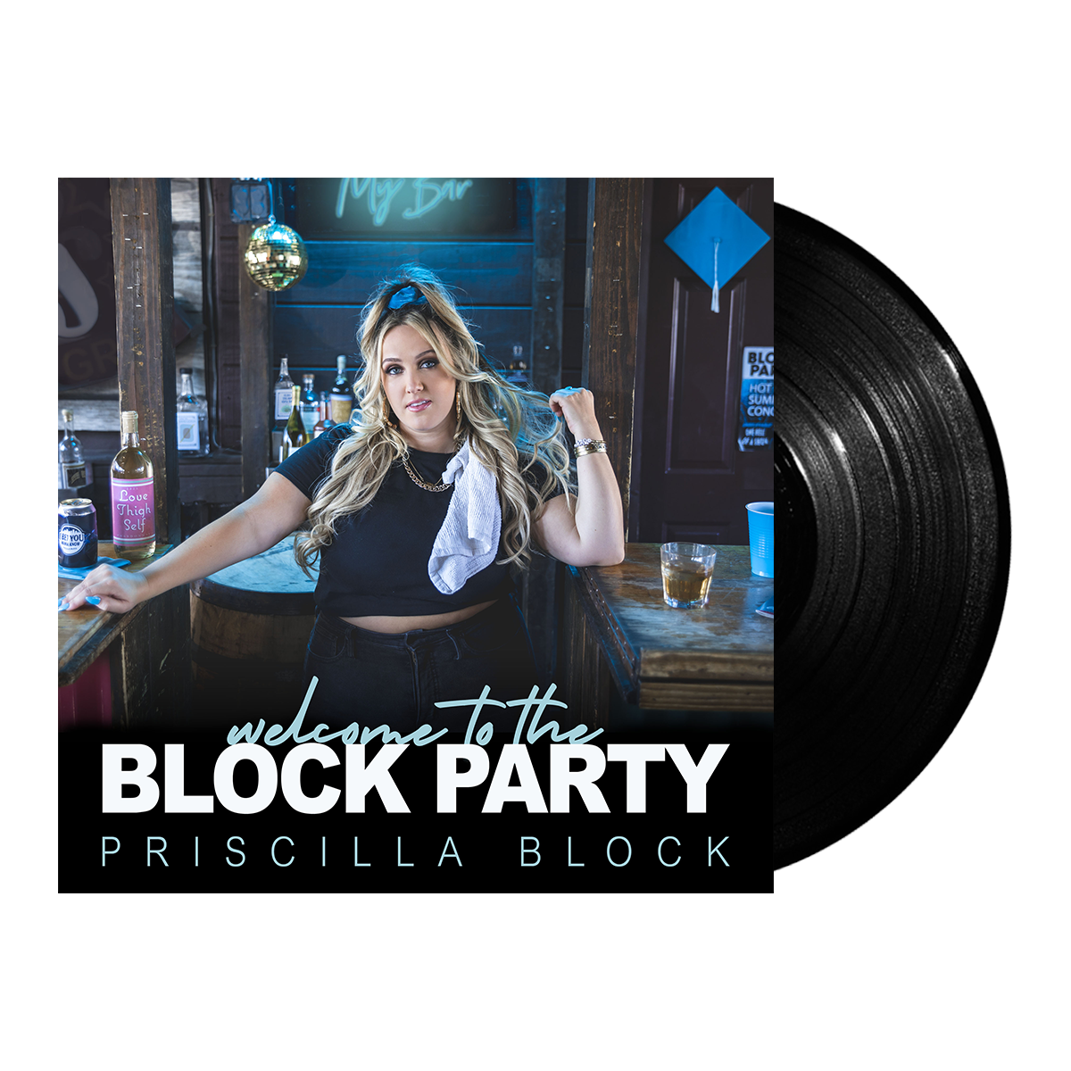 Welcome To The Block Party Vinyl LP by Priscilla Block