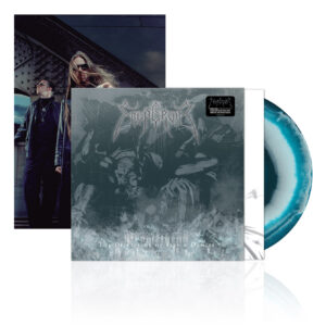 Prometheus Discipline Of Fire & Demise (Half Speed Master) Black, Grey & White Swirl with Blue Vinyl LP by Emperor