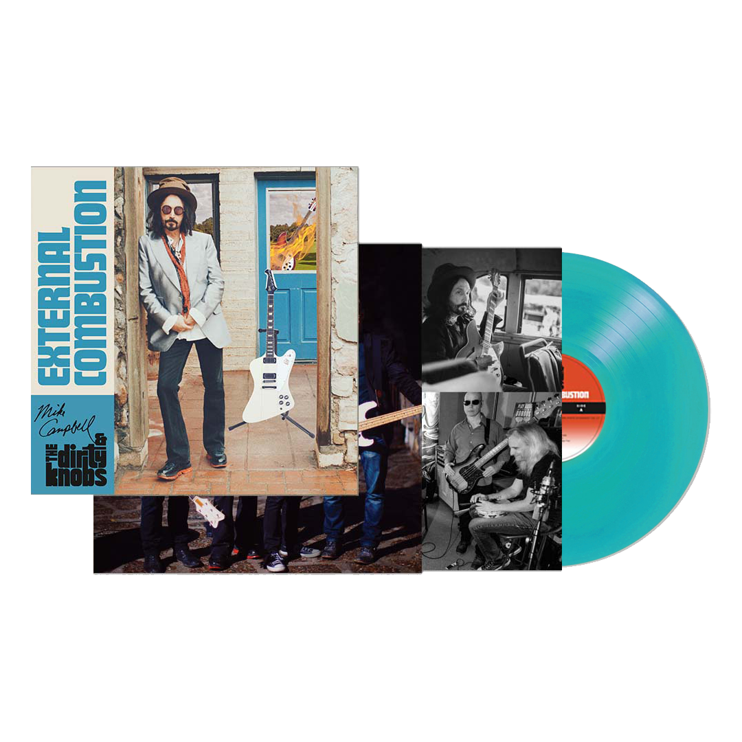 External Combustion Teal Vinyl (Exclusive) LP by Mike Campbell & The Dirty Knobs