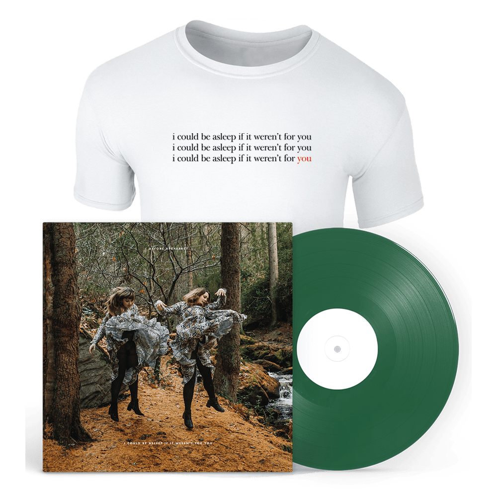 I Could Be Asleep If It Weren't For You Forest Green LP + T-Shirt by Before Breakfast
