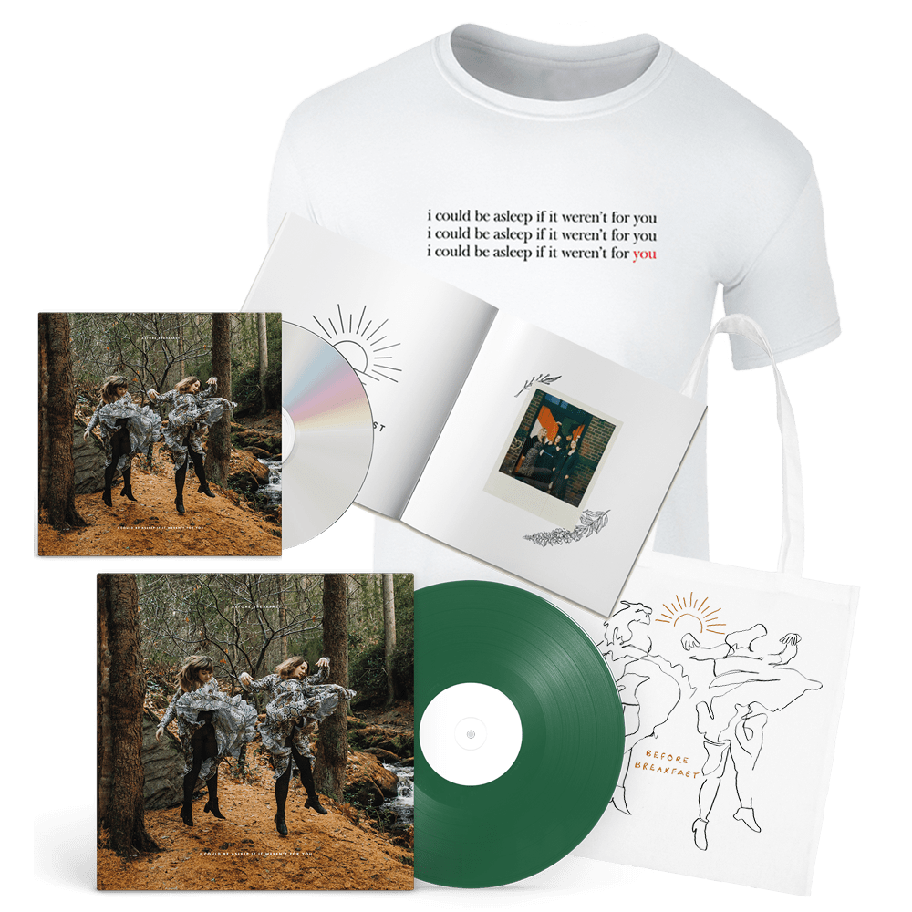 Signed LP + CD + Signed Photo & Lyric Book + T-Shirt + Tote Bag by Before Breakfast