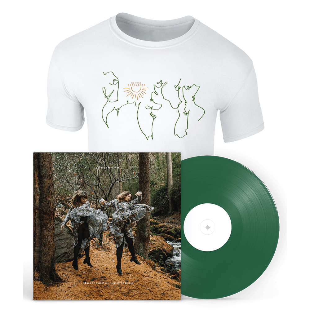 I Could Be Asleep If It Weren't For You Forest Green LP + T-Shirt by Before Breakfast