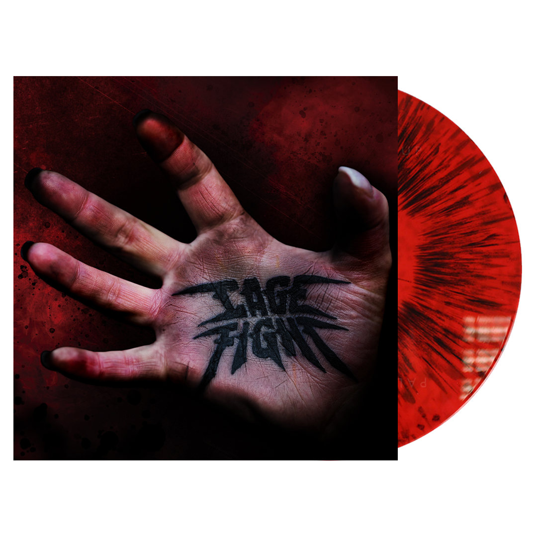 Cage Fight Black & Red Splatter Vinyl LP by Cage Fight