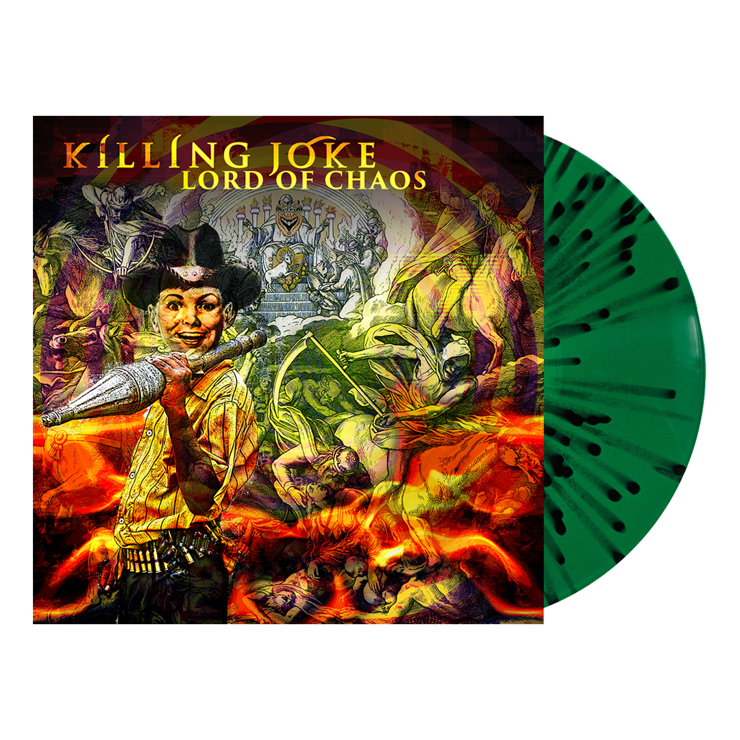 Lord Of Chaos EP Green & Black Splatter Vinyl LP by Killing Joke
