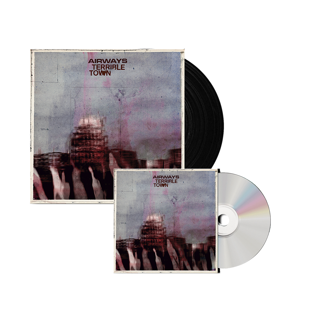 Terrible Town (Signed) CD + Black Vinyl by Airways