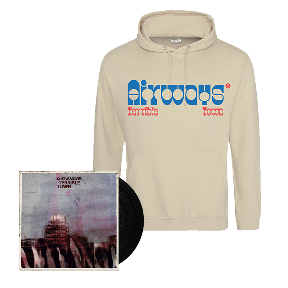 Terrible Town Black Vinyl + Cream Hoody by Airways