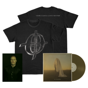 In Amber Limited Edition Transparent Amber Double Vinyl (Exclusive) + Coda Black T-Shirt + Signed Print by Hercules & Love Affair