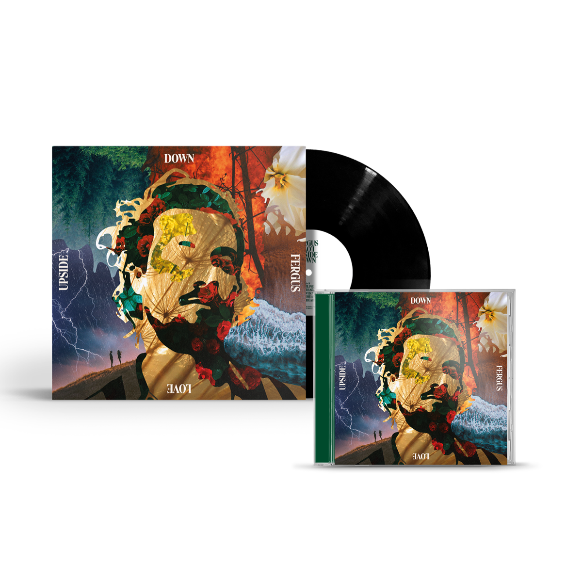 Love Upside Down CD (Signed) + Black Vinyl (Signed) by Fergus