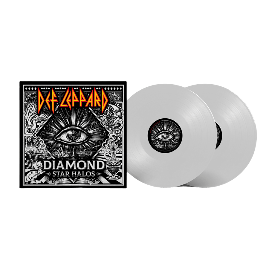 Diamond Star Halos Clear Double Vinyl by Def Leppard