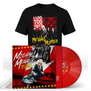 I Live Too Fast to Die Young Red Vinyl & T-Shirt by Michael Monroe