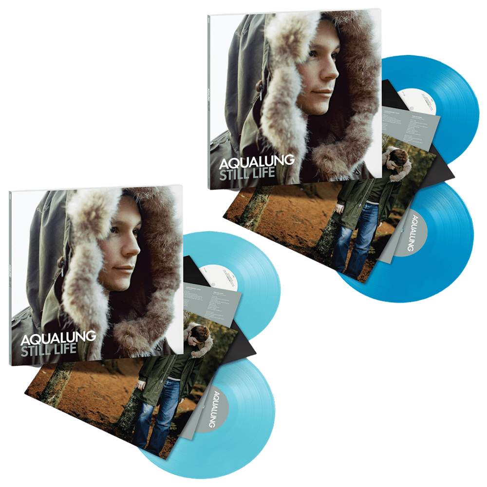 Still Life Store Exclusive Curacao Colour Vinyl + Still Life Sky Blue Vinyl + Signed Art Print by Aqualung