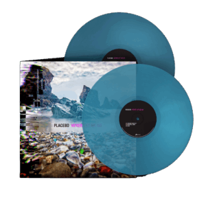 Never Let Me Go Transparent Turquoise Double Vinyl Double LP by Placebo