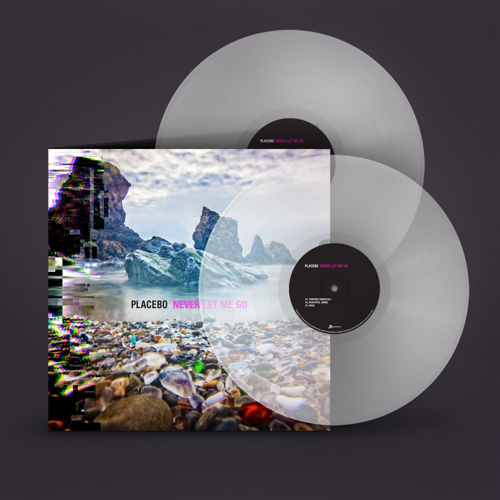 Never Let Me Go Crystal Clear Double Vinyl Double LP by Placebo
