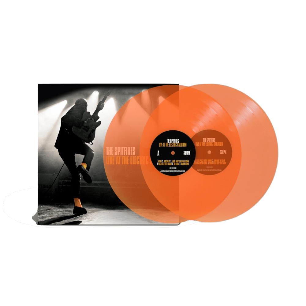 Live At The Electric Ballroom Double Transparent Orange Vinyl Double LP by The Spitfires