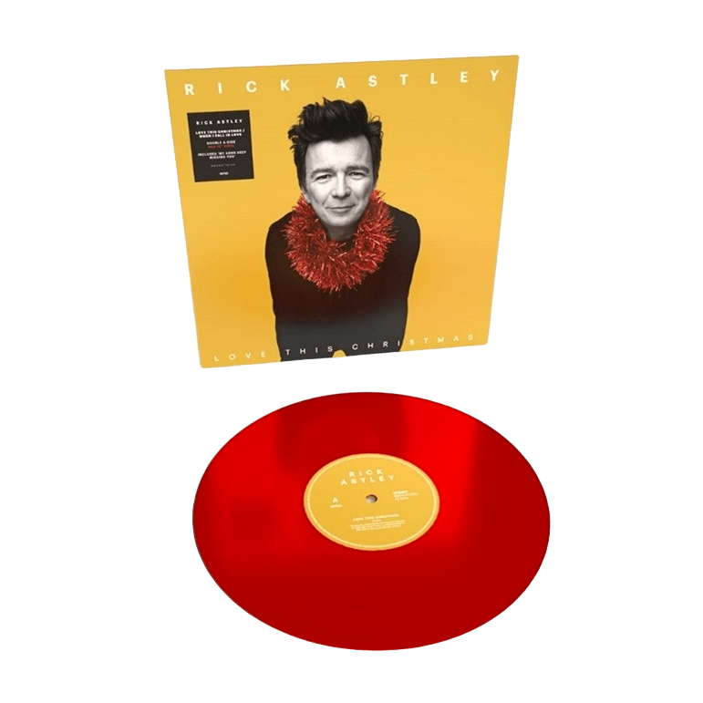 Love This Christmas / When I Fall in Love Red Vinyl by Rick Astley