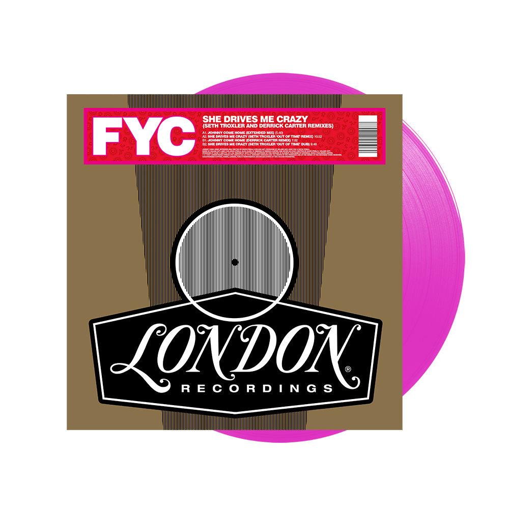 She Drives Me Crazy (feat. Derrick Carter & Seth Troxler) RSD 2021 Pink 12 Inch Vinyl by Fine Young Cannibals