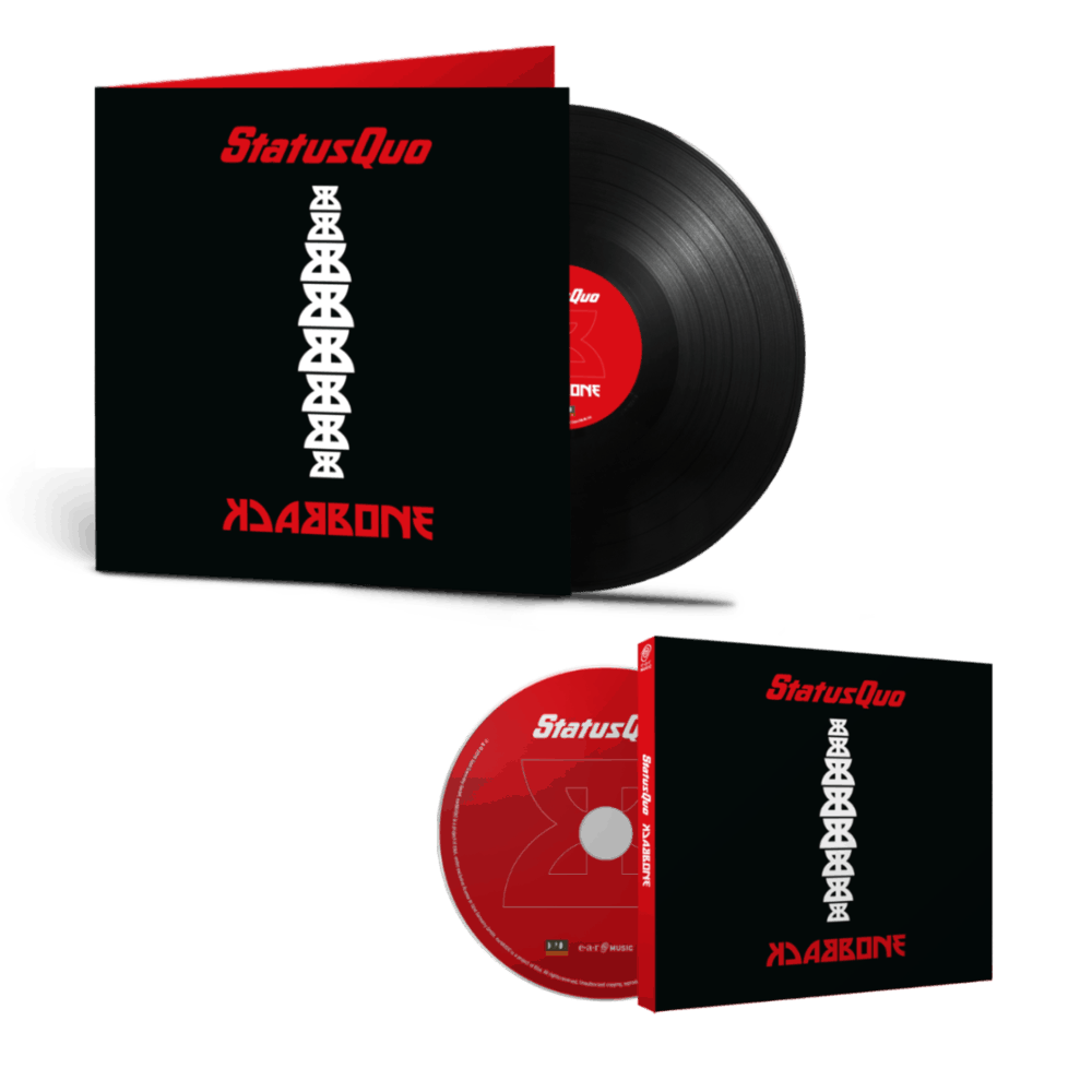 Backbone Deluxe CD + Heavyweight Gatefold Black Vinyl by Status Quo
