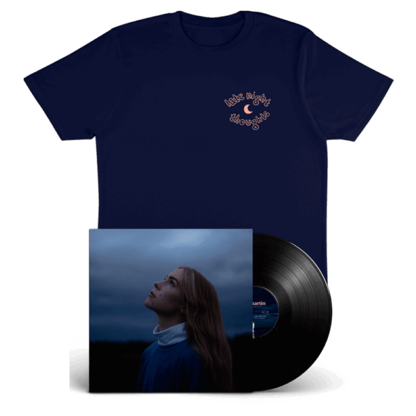 late night thoughts lp & t-shirt by shy martin