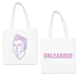 Unleashed Tote White by Holly Johnson