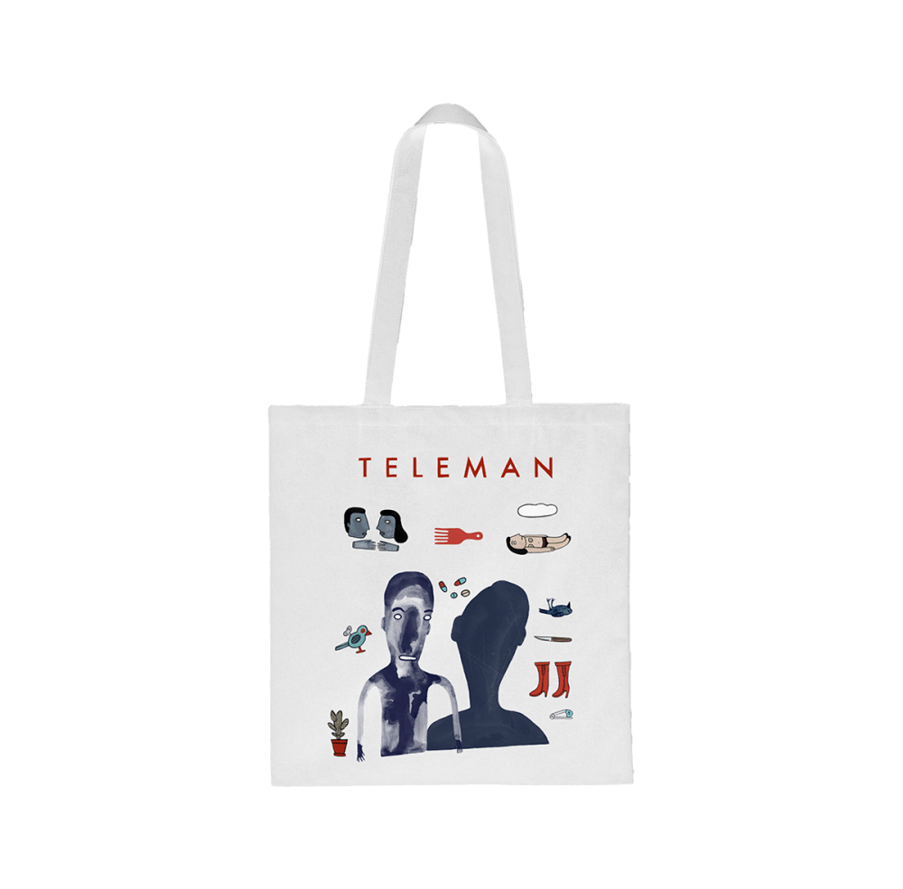 Album Tote Bag (White) by Teleman