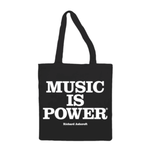 Music Is Power 2022 Tote Bag by Richard Ashcroft