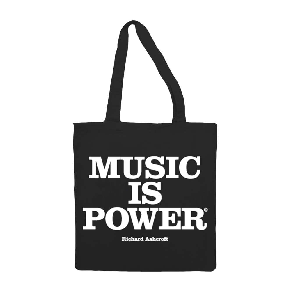 Music Is Power 2022 Tote Bag by Richard Ashcroft